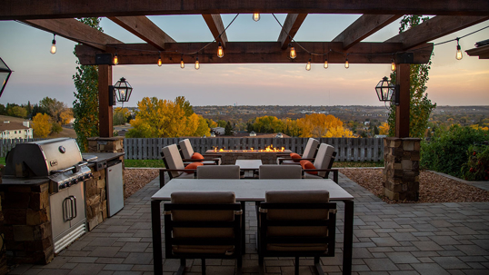 Fall outdoor living