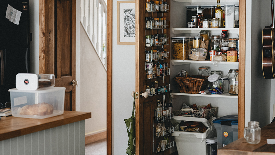 Pantry in kitchen